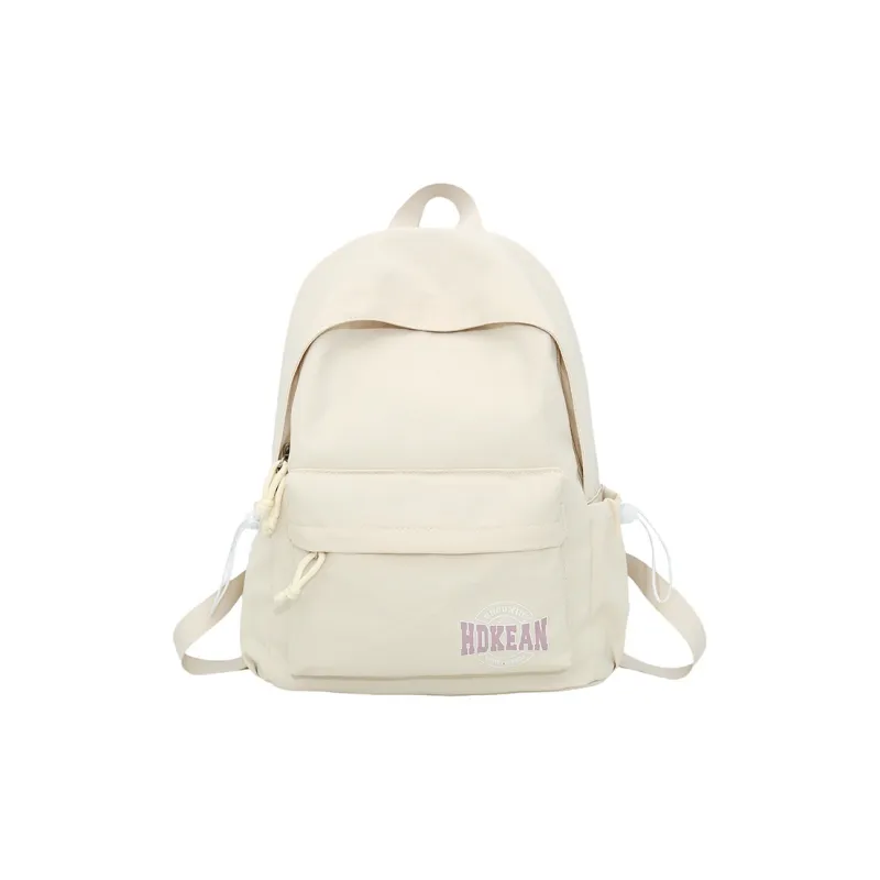 Alcohol Dragon Nylon Backpack Regular Unisex Black White Pink/Red Blue-1