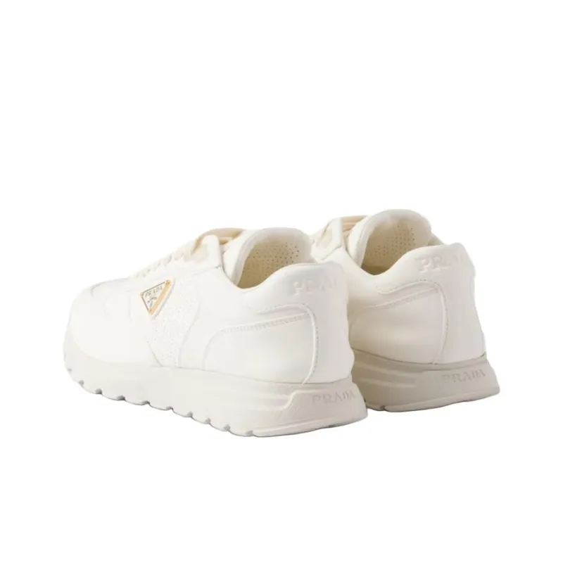 PRADA Prax 2.0 Low Top Casual Shoes Women's Ivory White-3