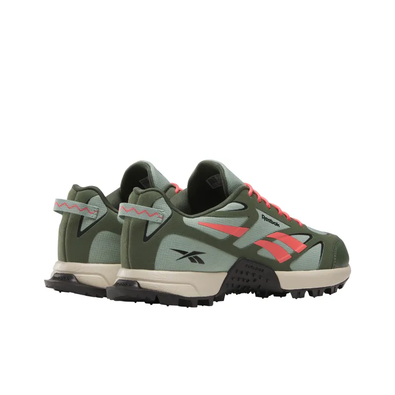 Reebok Wear Resistant Slip Resistant Low Top Running Shoes Women's Green/Pink-2
