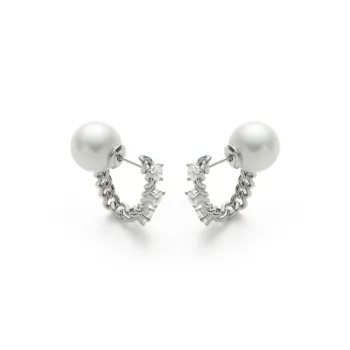 RSNY Rhodium plated Copper Earrings Women's