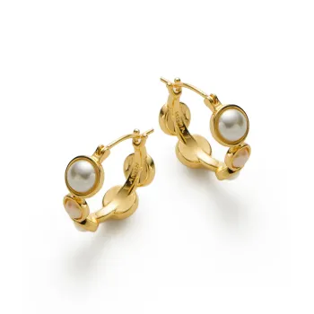 RSNY Gold Plated Copper Earrings Women's