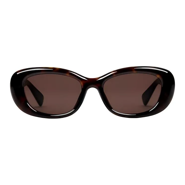 GUCCI Injection Molded Oval Sunglasses Women's Tortoiseshell-0