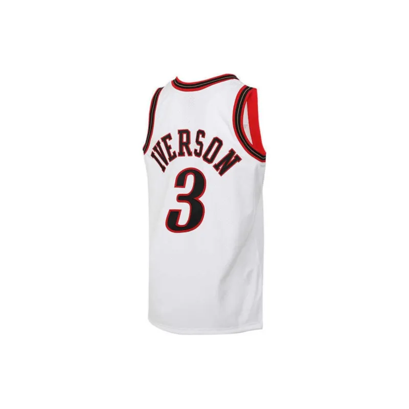 Mitchell & Ness x NBA 76ers Basketball Jerseys Men's White-1