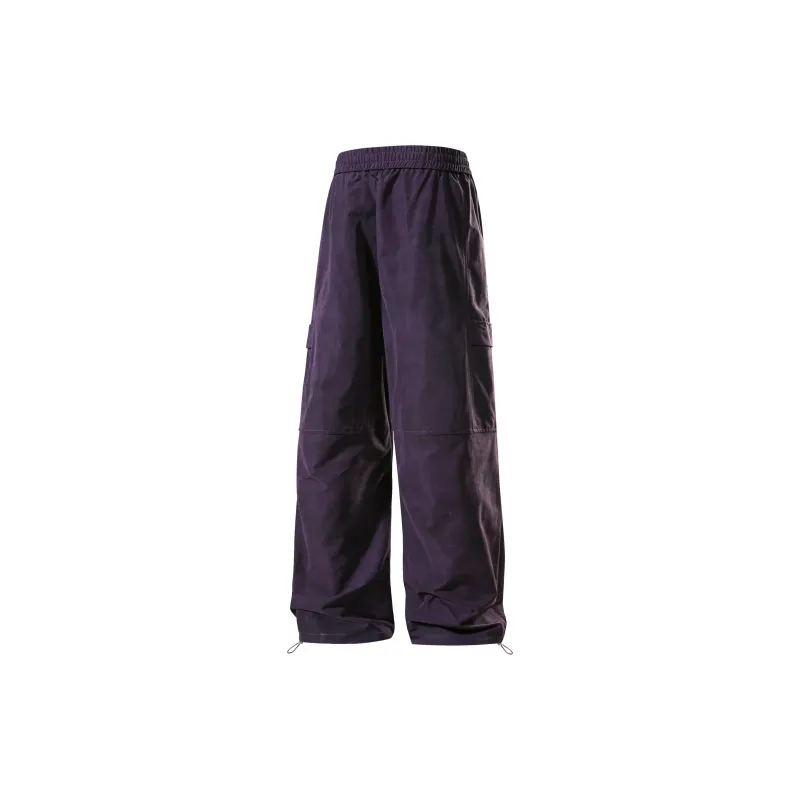 SWAMP AREA Cargo Pants Unisex Black-6