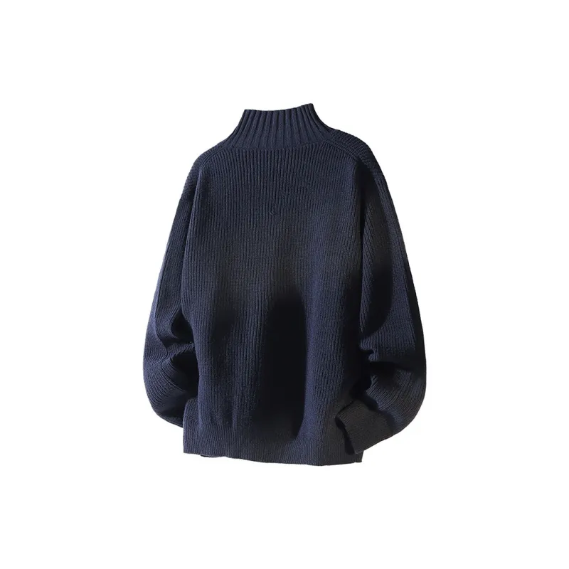 YOSICIL Knitwear Men's Navy Blue-13