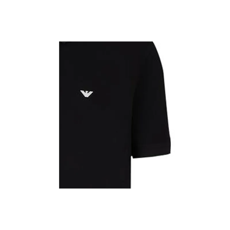 EMPORIO ARMANI FW22 Polo Shirt Men's Black-3