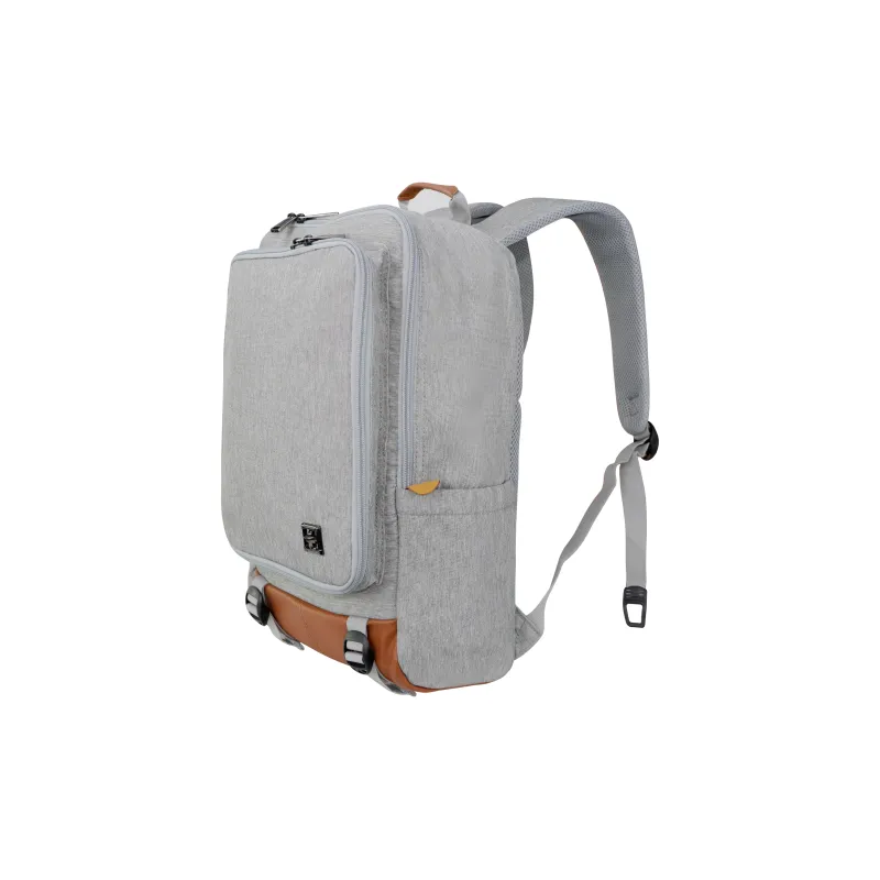 SUISSEWIN Polyester Laptop Bag Backpack Regular Unisex Black Gray/Black Blue/Light Gray-13