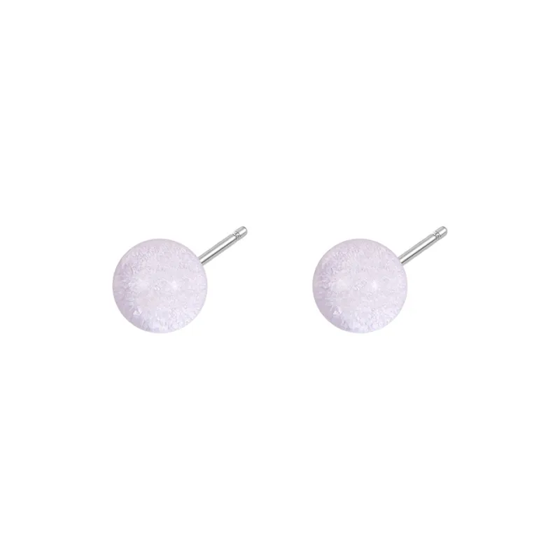 Lady Go S925 Silver Stud Stud Earrings Women's-5