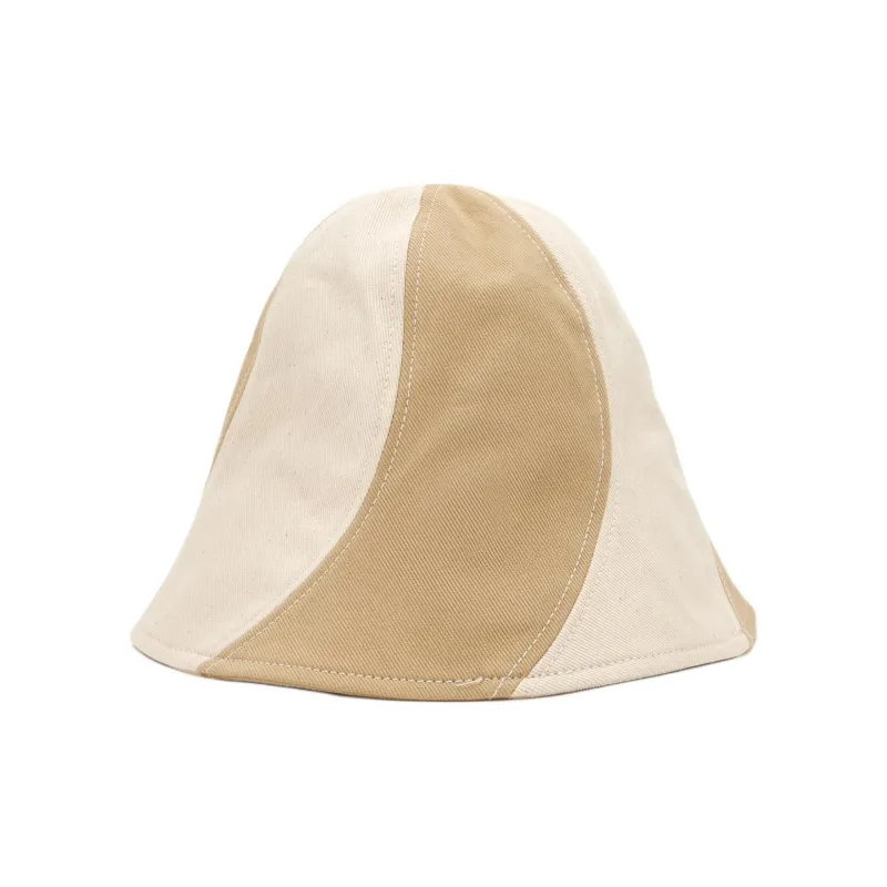Jacquemus Logo Embroidered Striped Bucket Hat-1