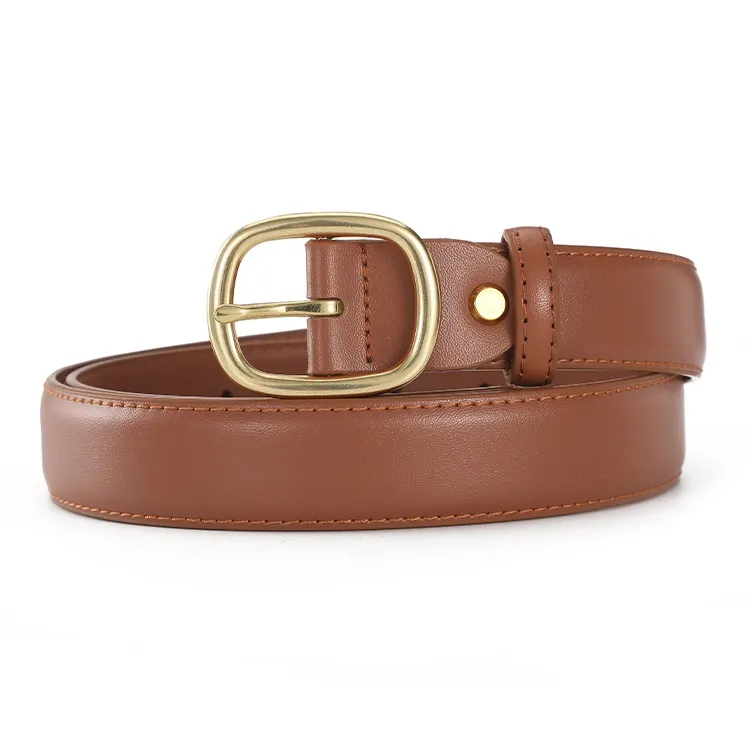 AOKANG Split Cow Leather Belts Women's 2.8cm-16