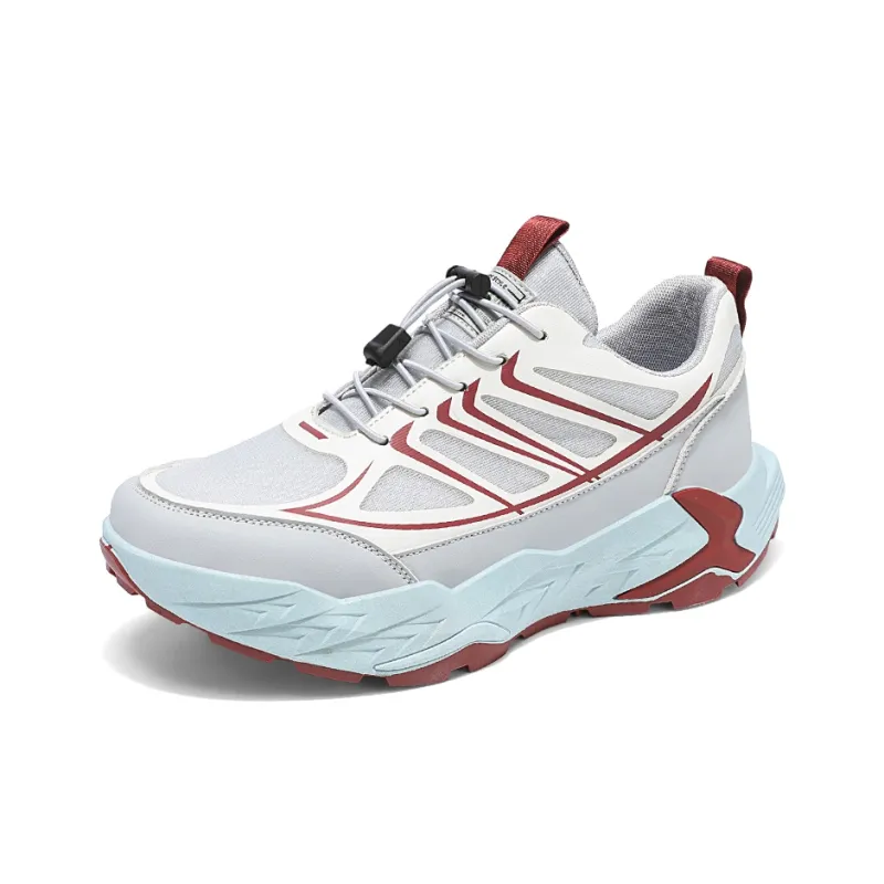 GNVA Trendy Flyknit Shoes Breathable Comfortable And Perfect For Travel Low Top Chunky Sneakers Men's-10