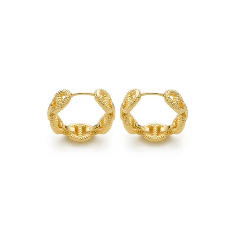 RSNY Gold Plated Copper Earrings Women's-4