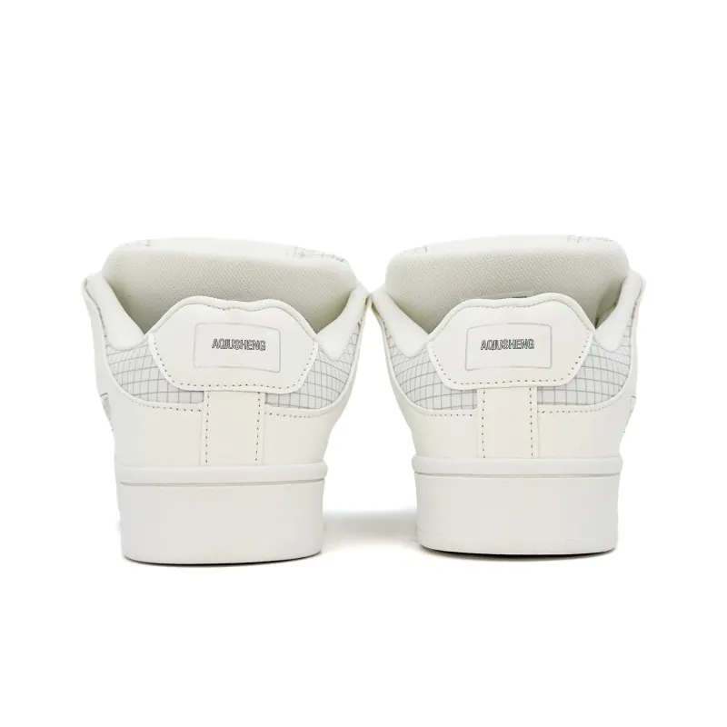 AQIUSHENG Fashion Elegance Trendy Versatile Low Top Skateboard Shoes Women's Box-4