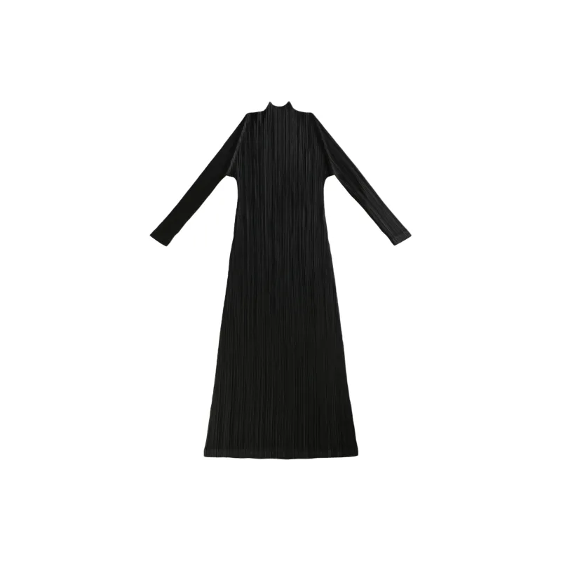 PLEATS PLEASE ISSEY MIYAKE Basics Coat 'Black'-1