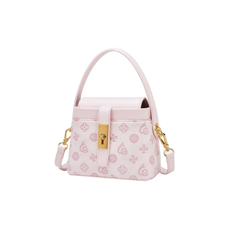 Jade En Plus PU Crossbody Bag Regular Women's Girly Pink/Ecru-6