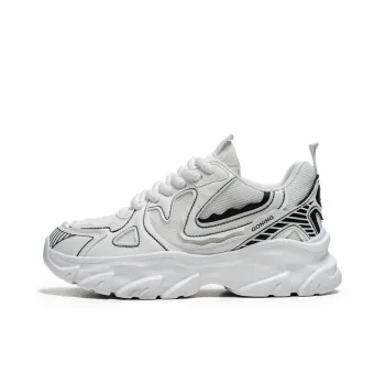 NANJIREN Cushioning Height Increasing Wear-Resistant Breathable Slip-Resistant Low-Top Chunky Sneakers Men's