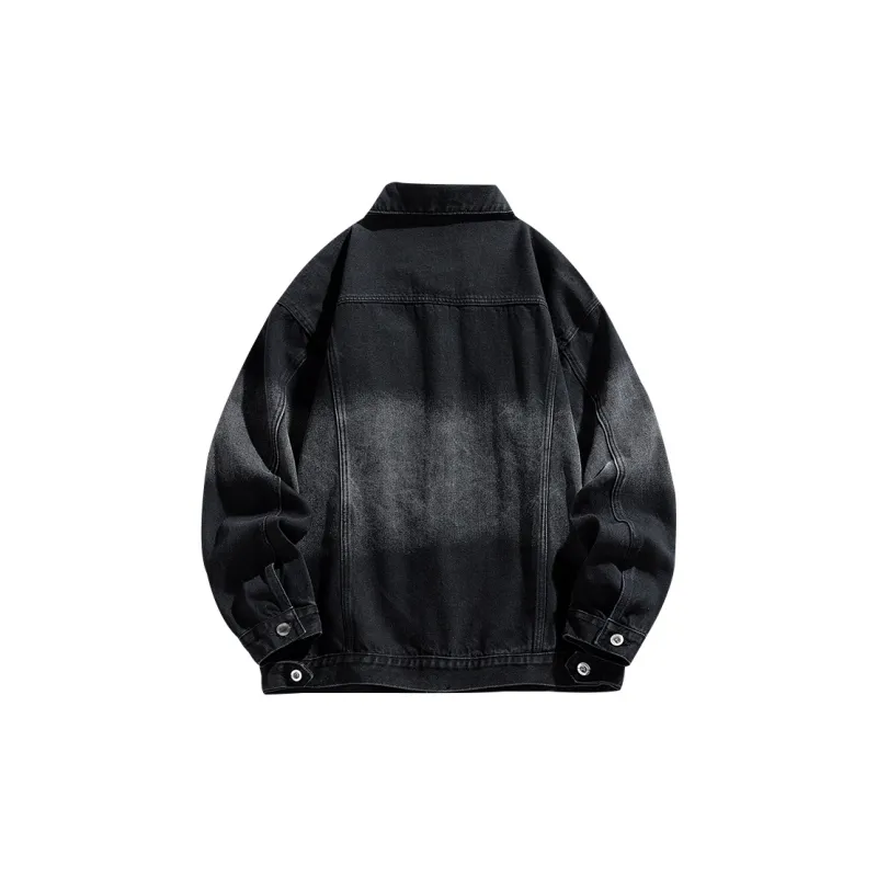 FORCEPULR Denim Jacket Unisex Brown Gradient-1