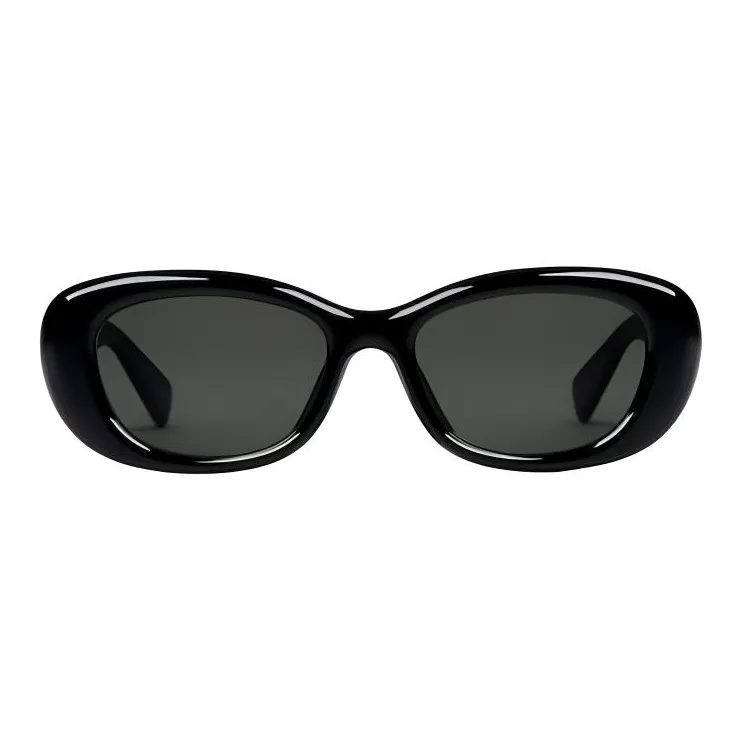 GUCCI Injection Molded Oval Sunglasses Women's Black-0