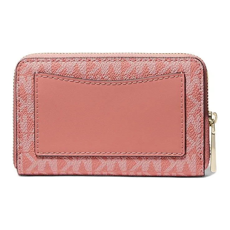 MICHAEL KORS Coated Canvas Wallet Small Size Women's Sunset Rose-1