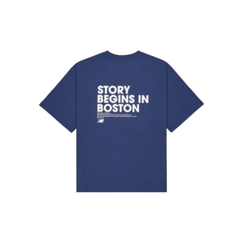 New Balance T Shirts Men Blue NNY-1
