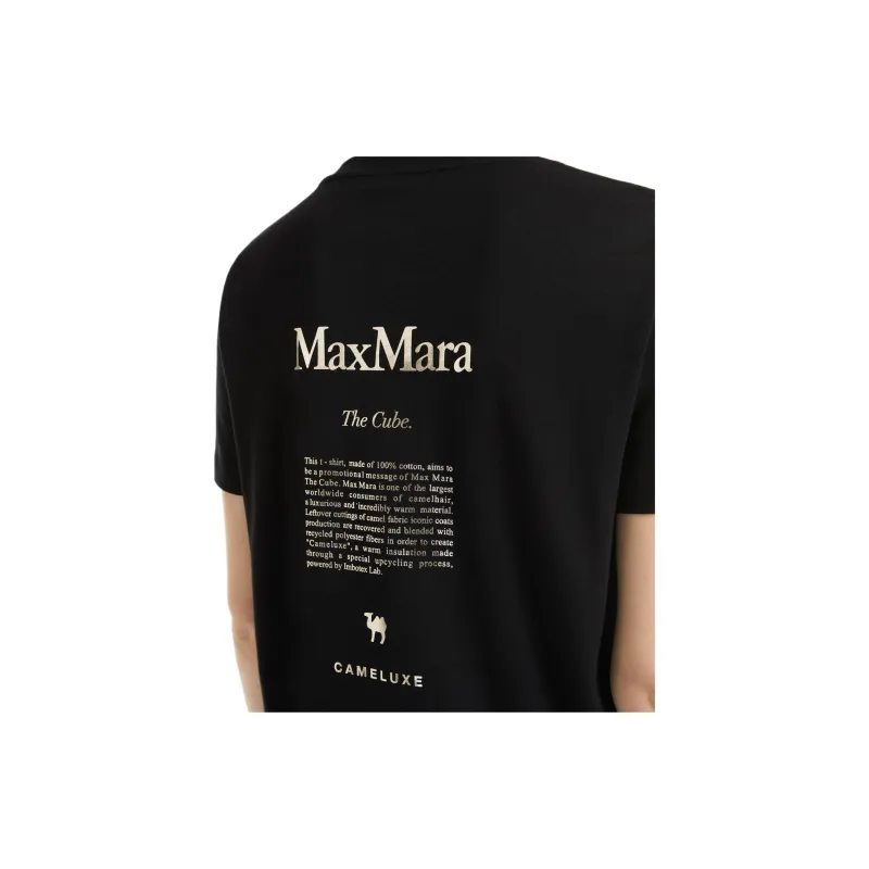 'S MAX MARA Crewneck Short Sleeved T Shirt-5