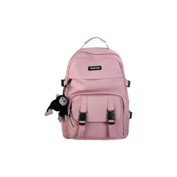 SUN ERATH&U Twill Canvas Backpack Regular Unisex Pink/Black/Beige/Blue