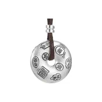 Old Qingyun Silver Building 999 Fine Silver Necklaces Unisex