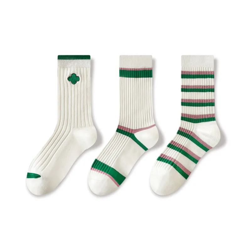 JIAZINI Mid Calf Socks Unisex Combo Set-18