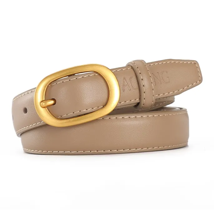 AOKANG Split Cow Leather Cow Split Leather Belts Women's 2.4cm-15
