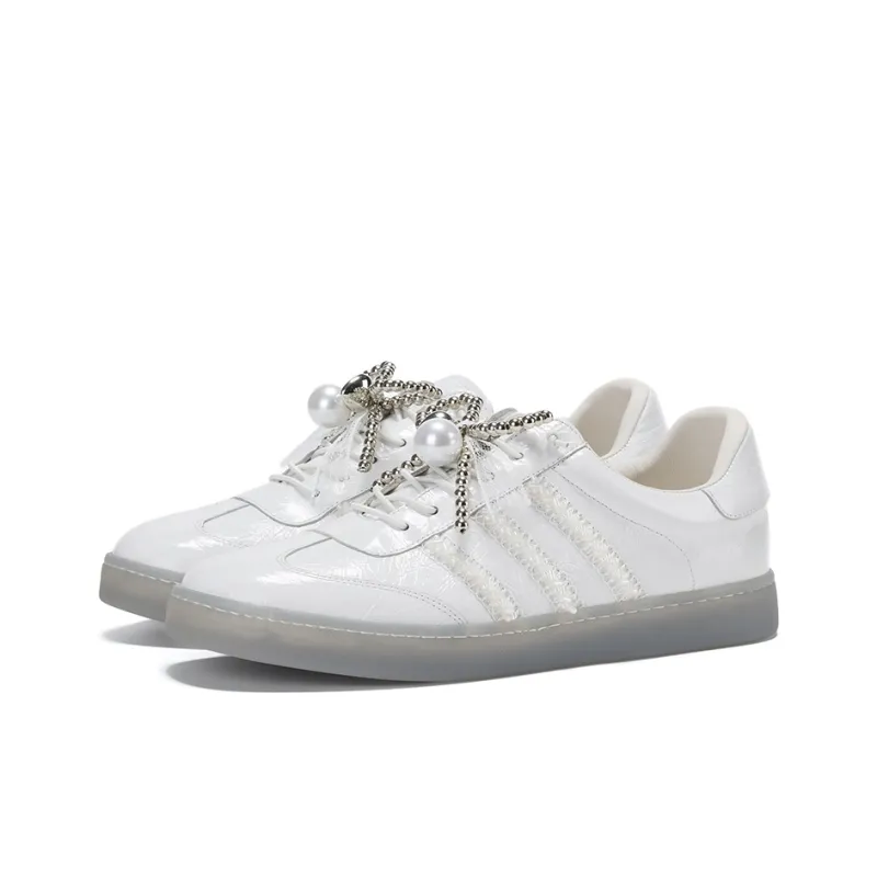 GG-CC Slip-Resistant Low-Top Skateboard Shoes Women's-10