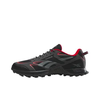 Reebok Wear Resistant Slip Resistant Low Top Running Shoes Unisex Black/Red