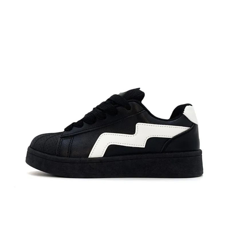 AQIUSHENG Cool Trendy, Fashion Versatile Low Top Skateboard Shoes Women's Box Included-7