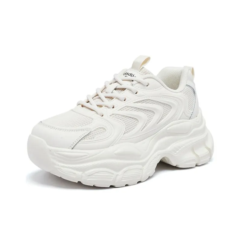 AGSDON Breathable Low Top Chunky Sneakers 6cm Women's-1