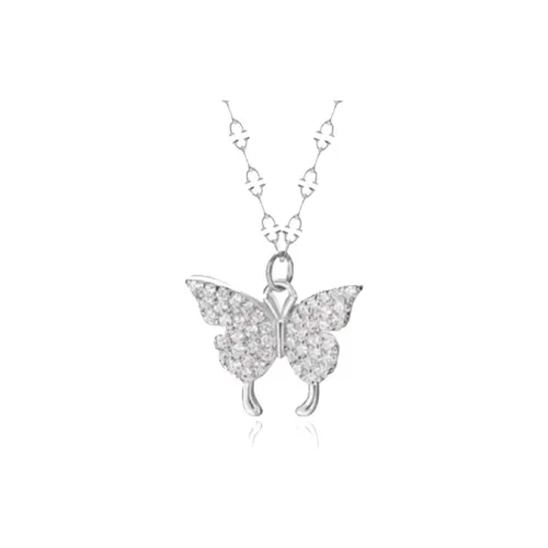 Blooming Petals 925 Sterling Silver Necklaces Unisex