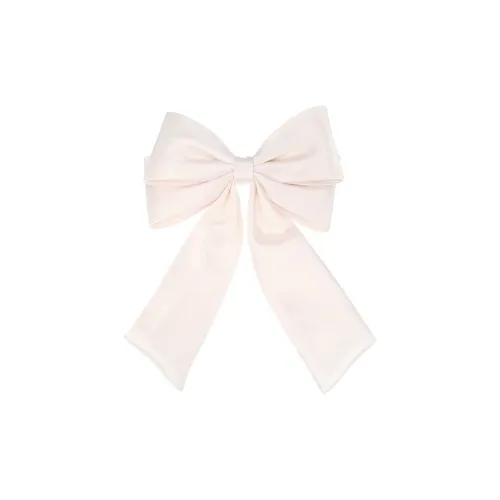 Peach Tea Satin Hair Clips Women's