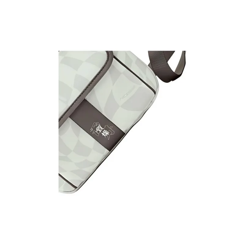 QIAODAN Polyester Shoulder Bag, Crossbody Bag Regular Unisex Cream White All Over Print-3