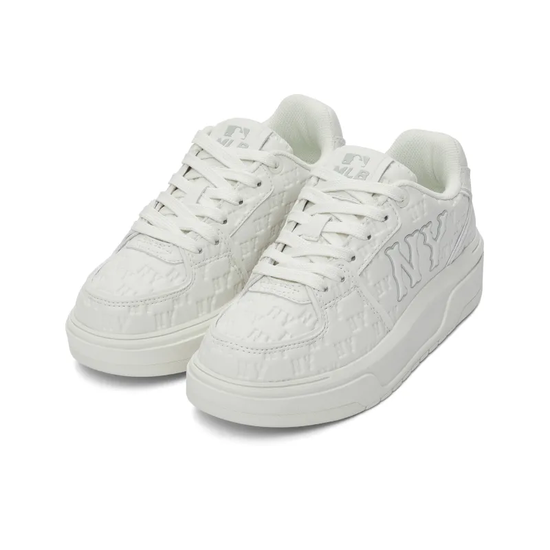 MLB Chunky Liner Anti-Slip Wear-Resistant Low-Top Casual Shoes Unisex White-2