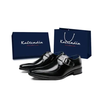 Kaltendin Classic Elegant Business Fashion Trend Versatile Lightweight Breathable Dress Shoes Men's
