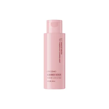 GECOMO Gentle Makeup Brush And Powder Puff Cleaner Non Irritating To Hands Makeup Sponge Makeup Tool Cleaning Solution