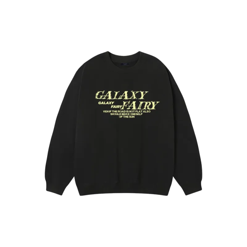 GALAXY FAIRY Sweatshirts Unisex Black-1