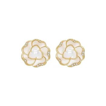 JAY S925 Silver Stud Stud Earrings Women's