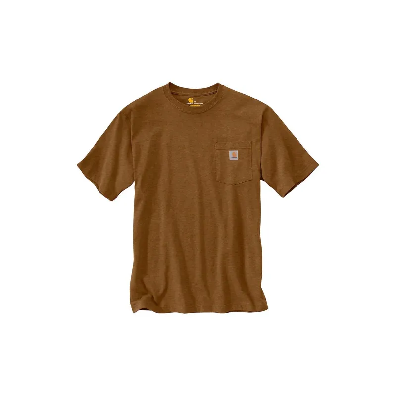 Carhartt T Shirts Men Walnut Brown-1