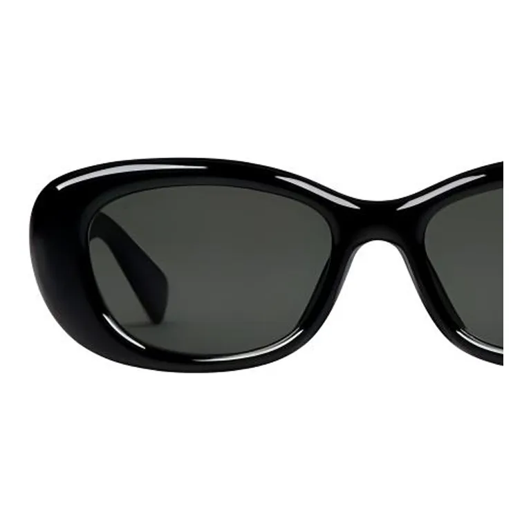 GUCCI Injection Molded Oval Sunglasses Women's Black-2