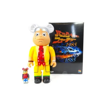 BE@RBRICK Back To The Future Martin+Dr. Brown 100% +400% Trendy Figures