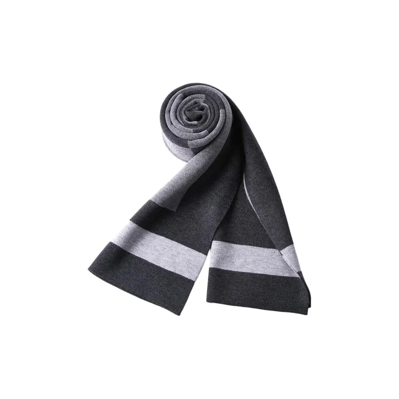 Red bean Knit Scarves Men-6