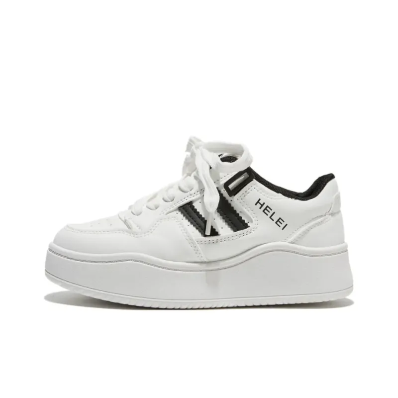 CHERRY&KALIKA Anti Slip Wear Resistant Lightweight Breathable Height Increasing Low Top Skateboard Shoes Women's-11