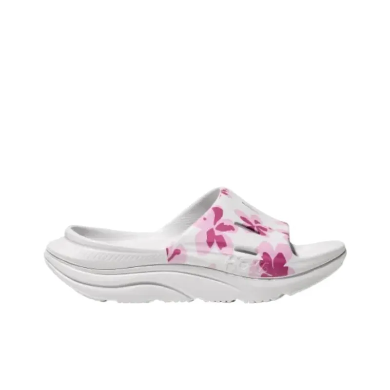 HOKA ONE ONE Ora Recovery Slide 3 Vibrant Bloom Nimbus Cloud-1