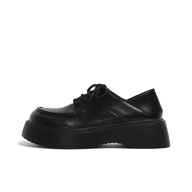SHUXI Loafers Women's Brown/Black-0