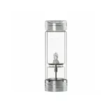 Sanhe Portable Cup (Space Silver)-Cut-Out Silver Buddha Hand 350ml