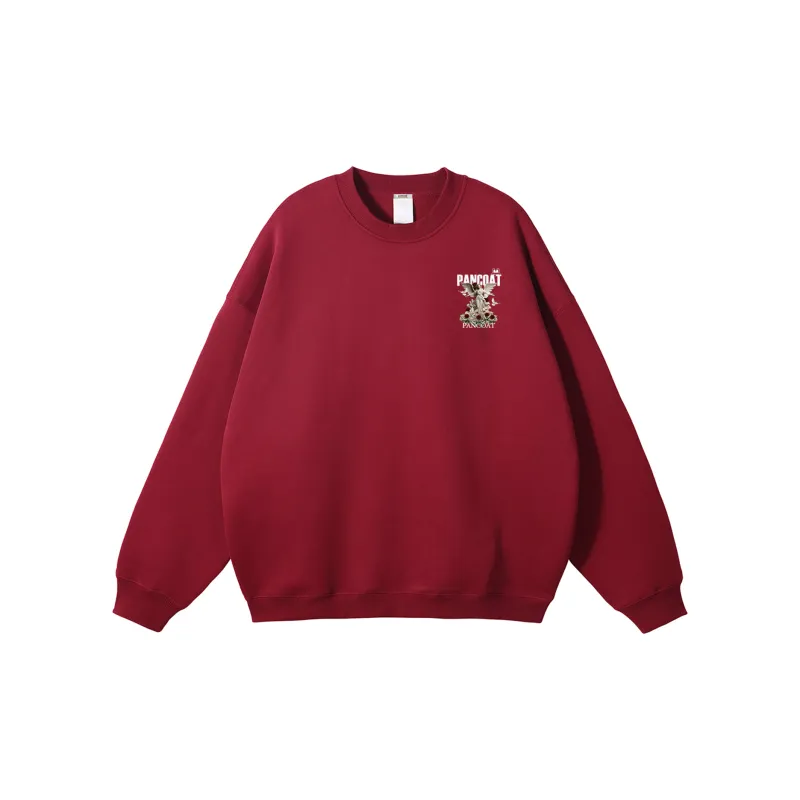 Pancoat Sweatshirt Unisex White-7